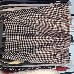 Max Mara Weekend Wool Houndstooth Skirt Sz 2